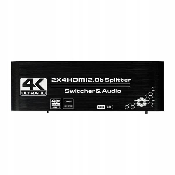 HDMI 2.0 SPLITTER 2x4 SWITCH HDCP 2.2