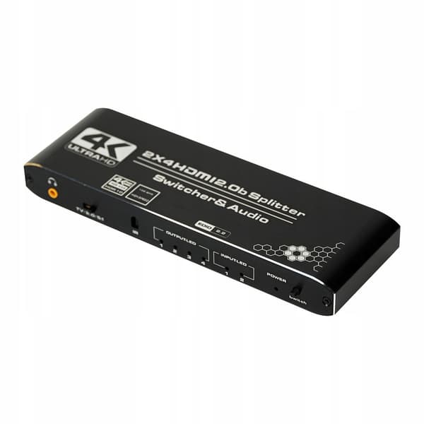 HDMI 2.0 SPLITTER 2x4 SWITCH HDCP 2.2