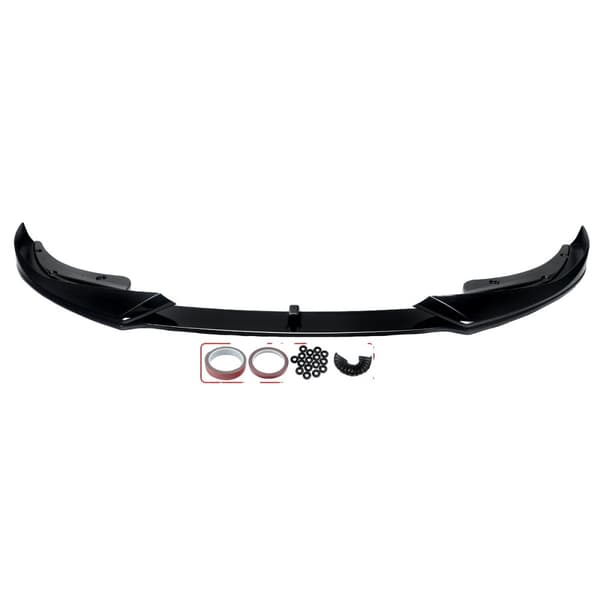 Front Bumper Splitter, Glans Sort, Skræddersyet til BMW 4 Series G22 G23,Glansende Sort