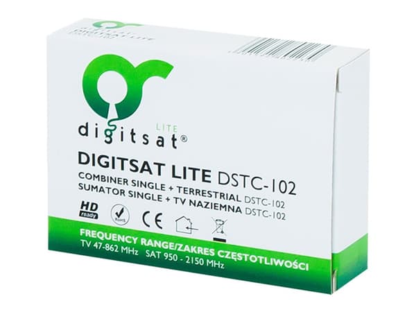 DigitSat DTTC-103 kaksois-SAT + DVB-T -yhdistin