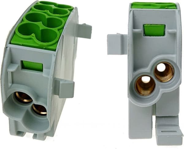 Repartiteur Simet - 81501002 - Repartiteur - avgrening Al/Cu SCB 25 (80110) SIMBLOCK grå