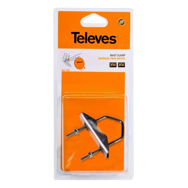 Suukapula TELEVES Ø 25-45 mm Lipputanko Galvanoitu teräs