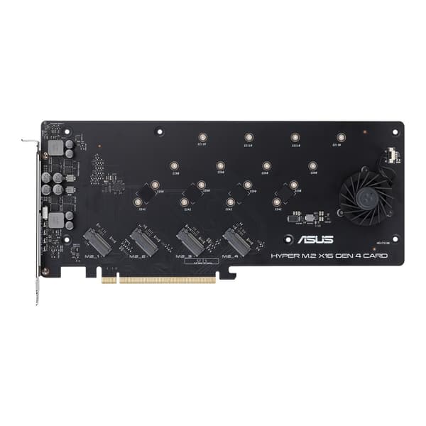 ASUS Hyper M.2 x16 Gen 4 interfacekort/adapter Intern