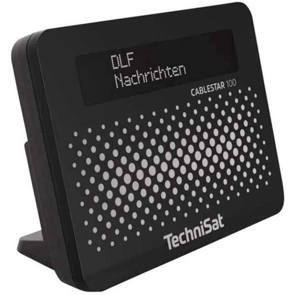 TechniSat Cablestar 100-mottagare för digitalradio svart - 4019588139152