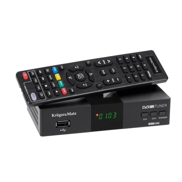 DVB-T2 H.265 HEVC Tuner Kruger&Matz