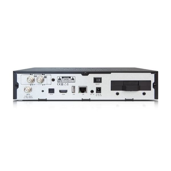 Tuner, AB-COM satellitmottagare, 4K, 8 GB Flash, 2 GB DDR4 RAM, 2x USB 2.0, PULSe 4K