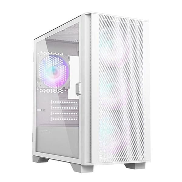 Mini-Tower - MONTECH - Air 100 ARGB - Härdat glas - Vit - 2 års garanti Vit