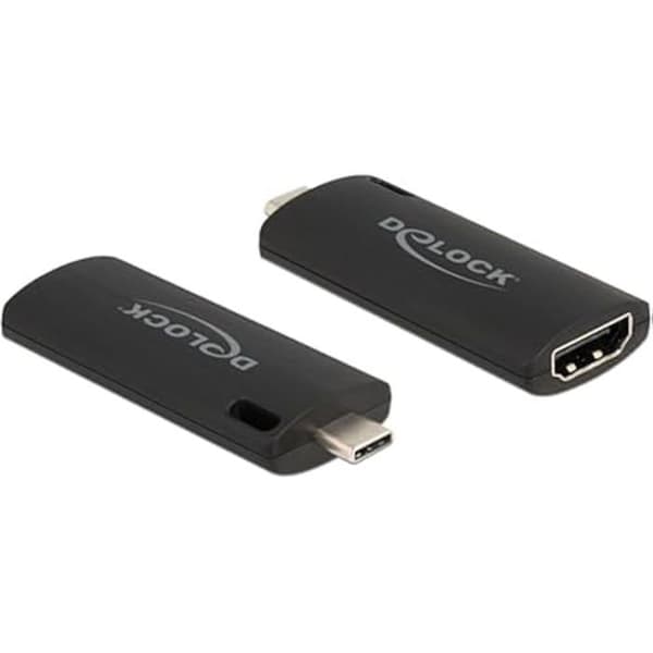 Videoinfångningsnyckel - DELOCK - HDMI USB Typ-C - Kompatibel med Windows - 2 års garanti - Extern