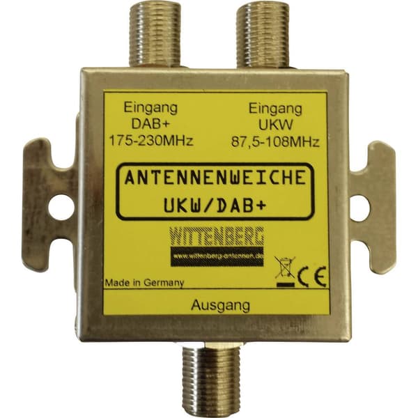 Wittenberg Antennen UKW & DAB+ Antennsplitter FM, DAB+