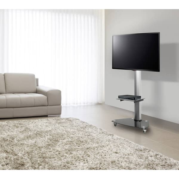 SpeaKa Professional SP-TVRW-01 TV-golvstativ Justerbar i höjd 81,3 cm (32) - 139,7 cm (55) Tiltbar