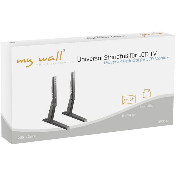 My Wall HP 35 L TV-stativ Justerbar i höjd 33,0 cm (13) - 94,0 cm (37) Golvstativ, Justerbar i höjd