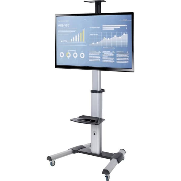 SpeaKa Professional PREM-LINE XL FS10S-46T TV-golvstativ 94,0 cm (37) - 177,8 cm (70) Tiltbar, Roterbar, Justerbar i