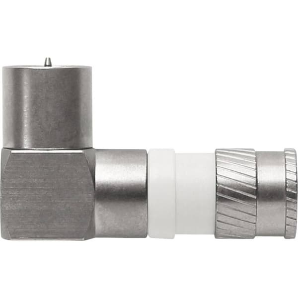 F-kontakt kompression, rak, Quickfix Kabeldiameter: 5.1 mm