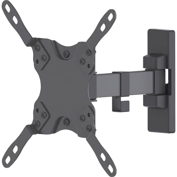 Manhattan 461399 TV-väggfäste Lutning, Vridbar 33,0 cm (13) - 106,7 cm (42) Tilt + Svängbar Svart