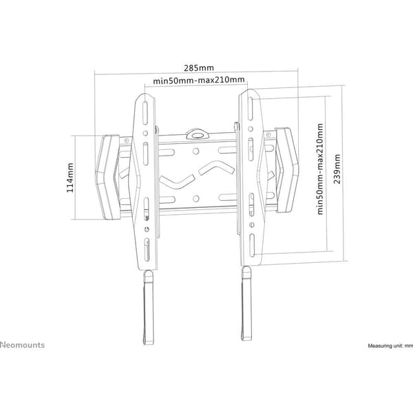 Neomounts LED-W120 TV-väggfäste 55,9 cm (22) - 101,6 cm (40) Fast