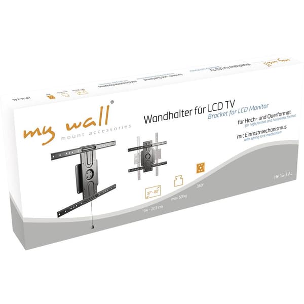 My Wall HP 16-3 AL TV-väggfäste 94,0 cm (37) - 203,2 cm (80) Vridbar