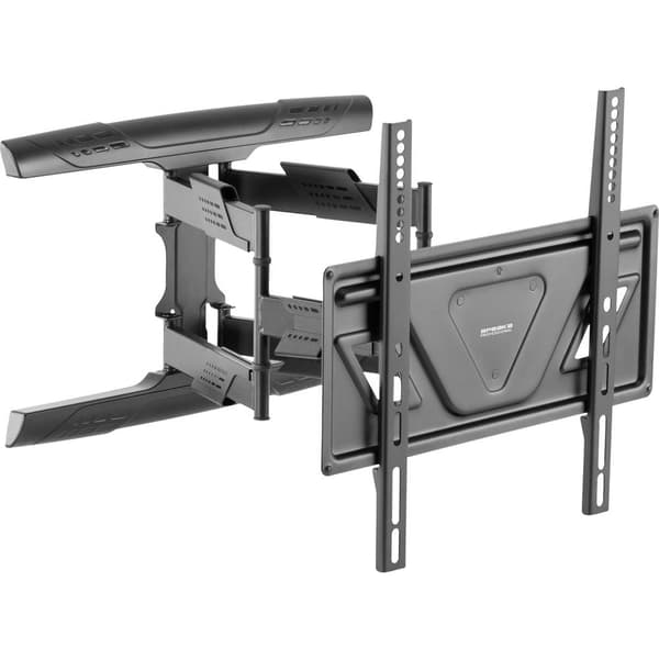 SpeaKa Professional TV-väggfäste Passar Curved TV 81,3 cm (32) - 177,8 cm (70) Tiltbar, Svängbar, Utdragbar Svart