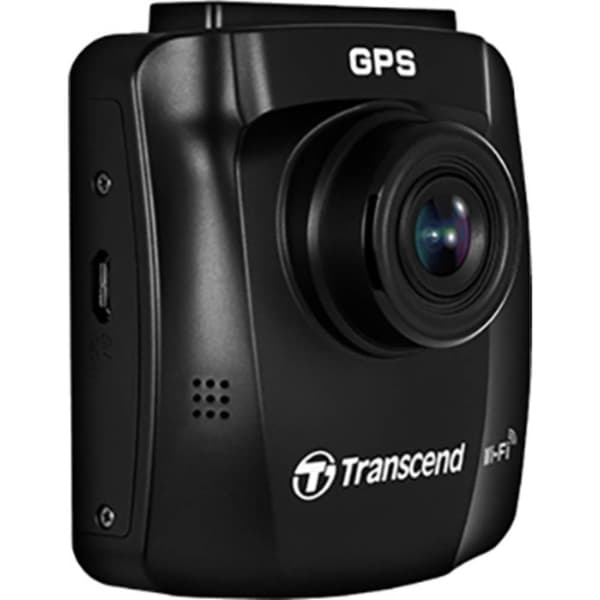 Transcend DrivePro™ 250 Bilkamera med GPS Horisontell betraktningsvinkel=140 ° 12 V, 24 V GPS med radarregistrering, Ti