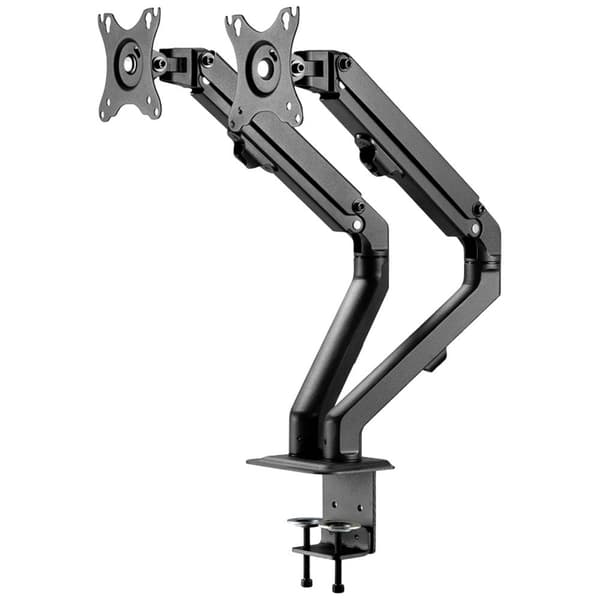 Neomounts FPMA-D650DBLACK Monitor bordsfäste 43,2 cm (17) - 68,6 cm (27) Svart Tiltbar, Svängbar, Roterbar, Justerbar