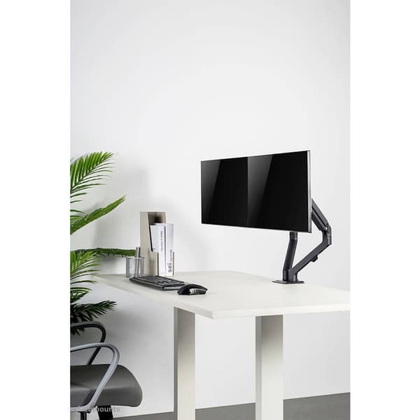 Neomounts FPMA-D650DBLACK Monitor bordsfäste 43,2 cm (17) - 68,6 cm (27) Svart Tiltbar, Svängbar, Roterbar, Justerbar