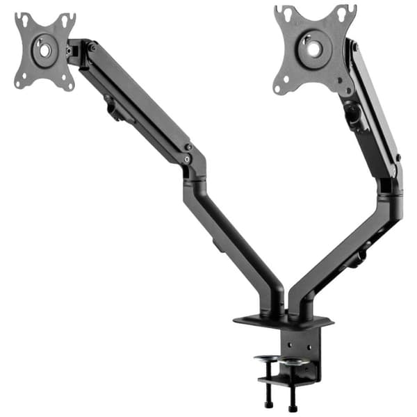 Neomounts FPMA-D650DBLACK Monitor bordsfäste 43,2 cm (17) - 68,6 cm (27) Svart Tiltbar, Svängbar, Roterbar, Justerbar