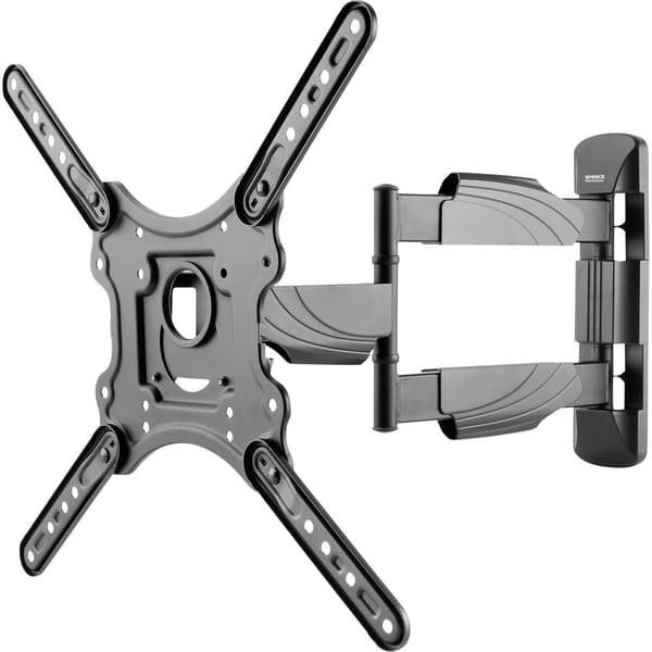 SpeaKa Professional SP-TVM-400 TV-väggfäste Hopfällbar, Töjbar 58,4 cm (23) - 139,7 cm (55) Tiltbar, Utdragbar, Roter
