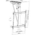 Miniatyrbild 5 av 5: SpeaKa Professional SP-TVCM-510 TV-takfäste Hopfällbar, Med fjärrkontroll 58,4 cm (23) - 139,7 cm (55) elektrisk moto