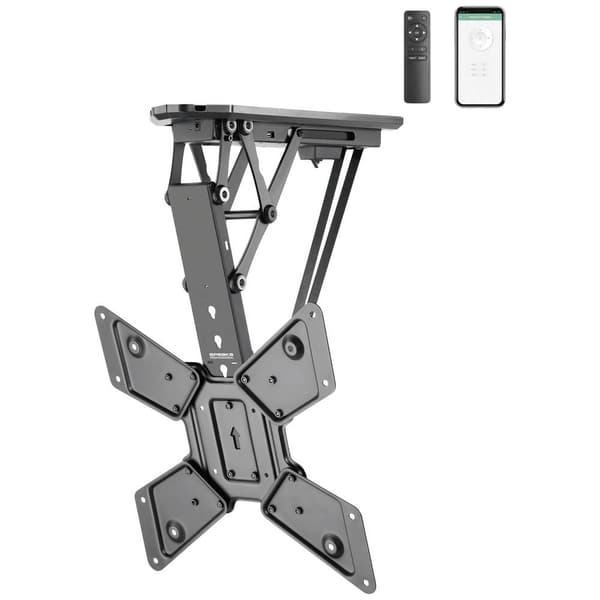 SpeaKa Professional SP-TVCM-510 TV-takfäste Hopfällbar, Med fjärrkontroll 58,4 cm (23) - 139,7 cm (55) elektrisk moto