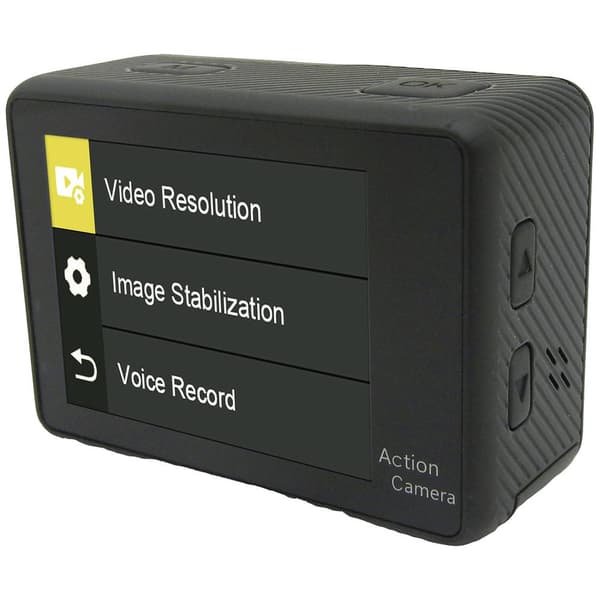 GoXtreme GoXtreme Vision Duo 4K Actionkamera 4K, Dubbel display, Stänkvattenskydd, Dammtät, vattentät, WLAN, Tidsförskj