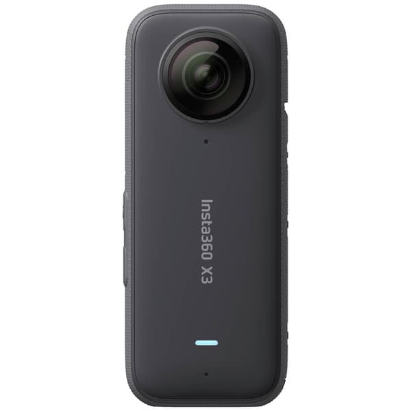 Insta360 X3 360° actionkamera Touch-Screen, WLAN, 5K, vattentät, Tidsförskjutning,, Webcam
