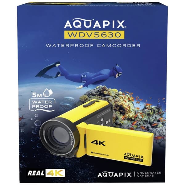 Aquapix WDV5630 Yellow Videokamera 7.6 cm 3 tum 13 Megapixel Gul
