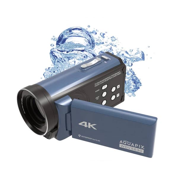 Aquapix WDV5630 GreyBlue Videokamera 7.6 cm 3 tum 13 Megapixel Grå-blå