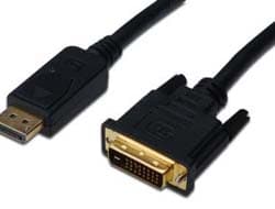 Kabel DisplayPort z zatrzaskiem 1080p 60Hz FHD Typ DP/DVI-D (24+1) M/M 2m