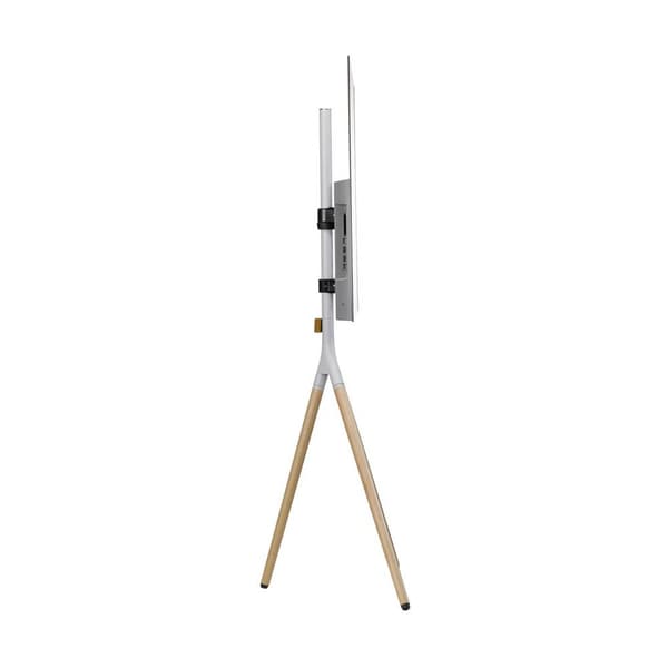 One For All 65 TV Stand Tripod Oak & Silver grey TV-stativ Justerbar i höjd, Vridbar 81,3 cm (32) - 165,1 cm (65) Sv