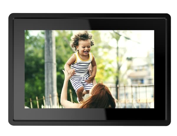 Denver PFF-1021BLACK digital fotoram Svart 25,6 cm (10,1 tum) Pekskärm Wi-Fi