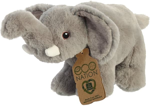 AURORA Eco Nation Plush Elephant, 15 cm