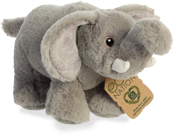 AURORA Eco Nation Plush Elephant, 15 cm