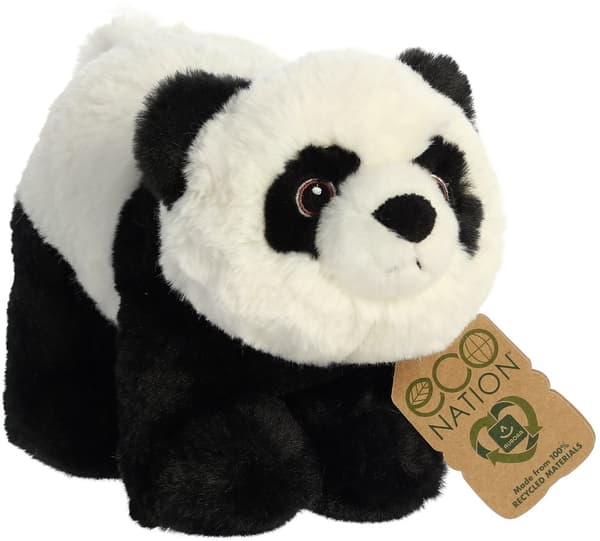 AURORA Eco Nation Plush Panda, 15 cm