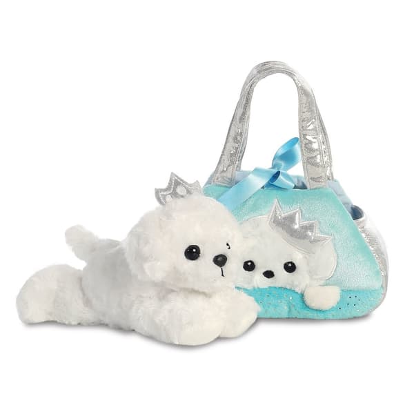 AURORA Fancy Pals Plush Poodle in a blue bag, 20 cm