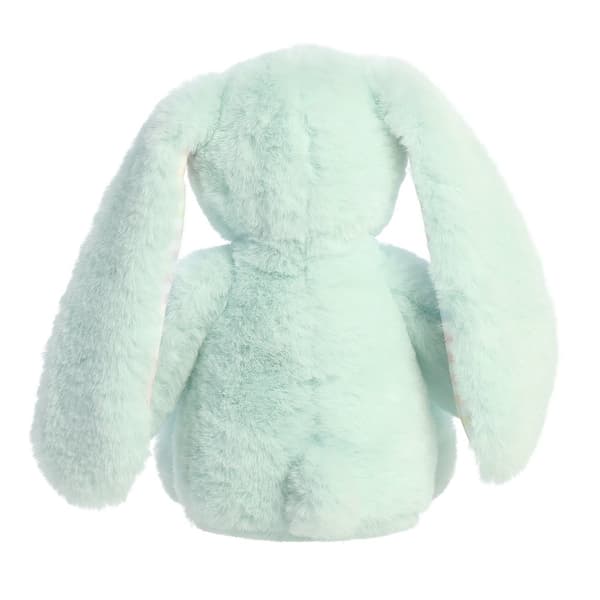 AURORA Rainbow Gingham Bunnies Plush Mint Bunny, 18 cm