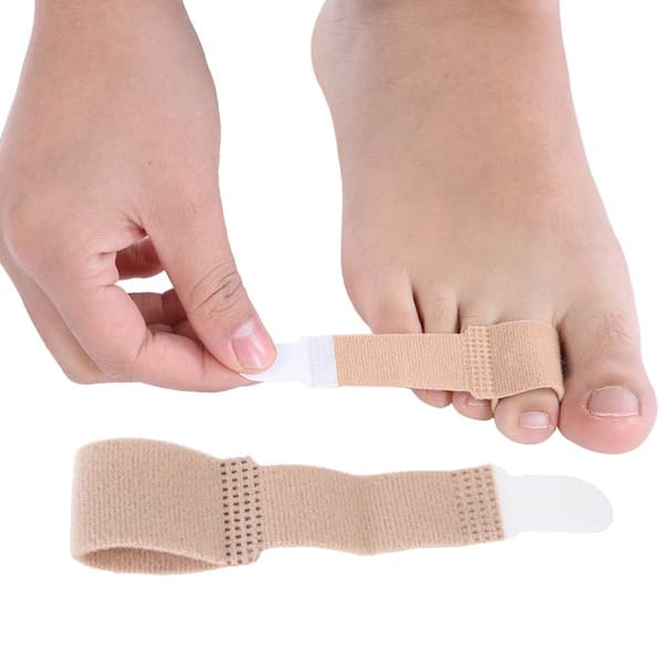 10 st Hallux Valgus Corrector Tummen Tår Separator Knivjusterare Ortopediska hängslen