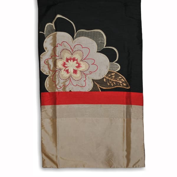 Riva Home Kyoto Table Runner Black 40x200cm