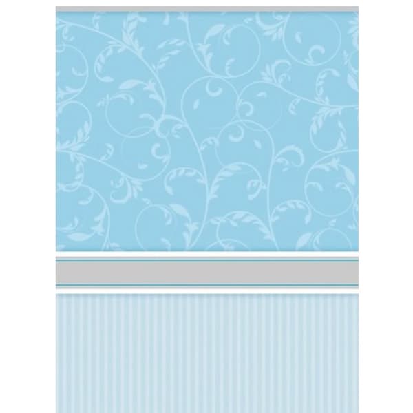 Amscan Communion Blessing Tablecover Blue One Size