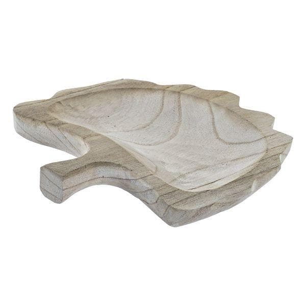Bordsdekoration DKD Home Decor Paulowniaträ (25 x 25 x 3 cm)