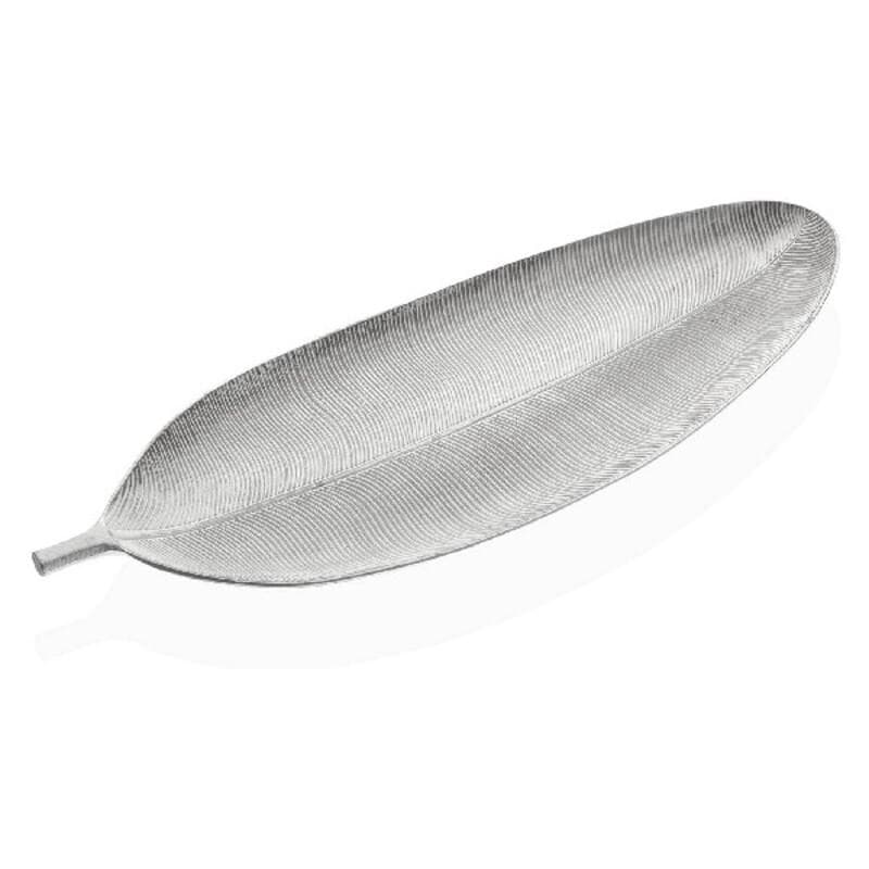 Bordsdekoration Blad Trä MDF (22 x 3,5 x 59 cm)