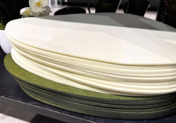 Pad Offwhite Filt 30x45 cm 4-pak