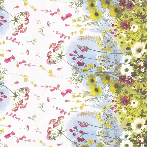 PVC-voksdug blomstermark - 140 x 200 cm