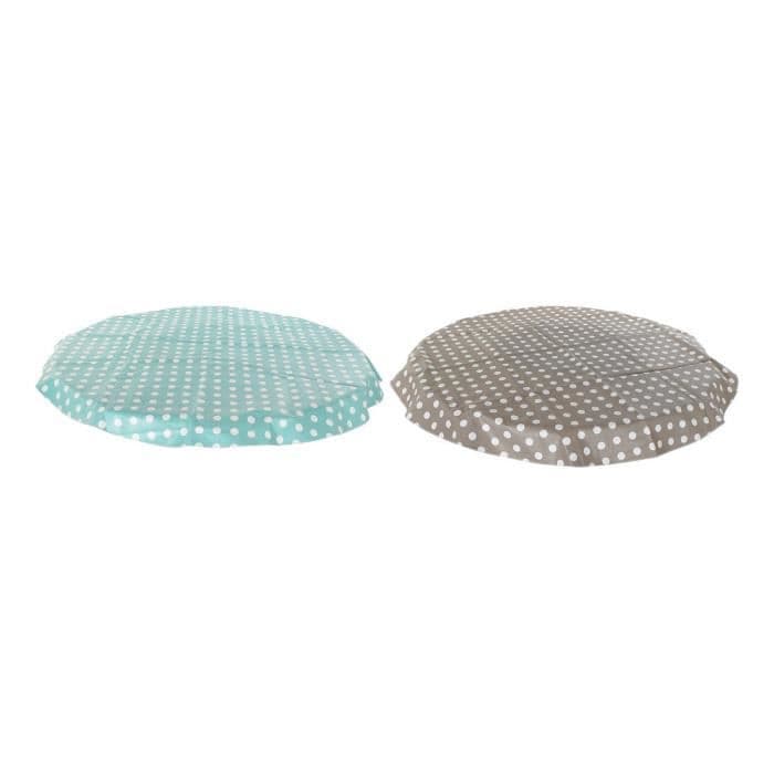 DKD Home Decor bordsduk Med mullvad PVC (2 st) (140 x 140 x 140 cm)