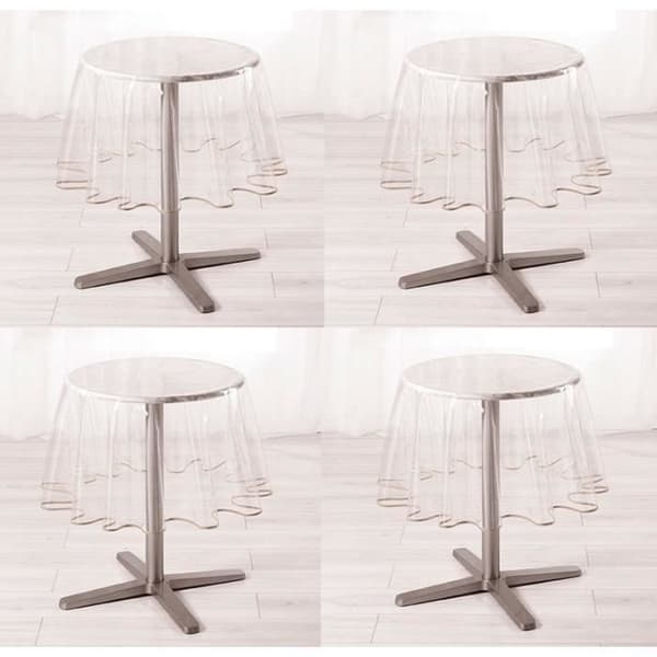 Transparent rund PVC vattentät duk