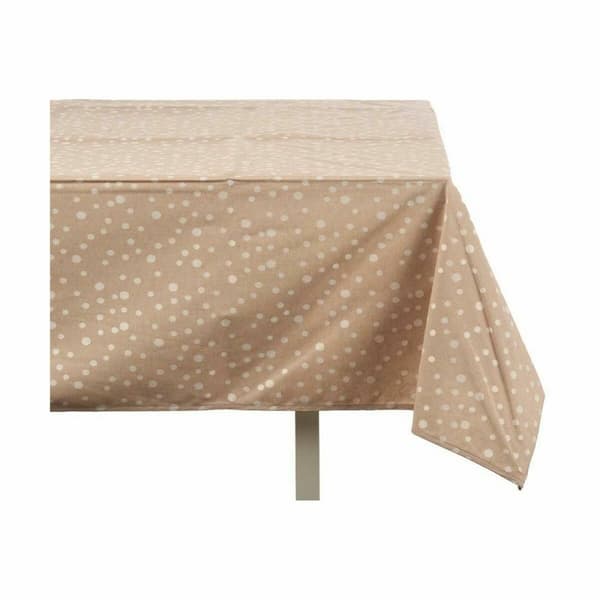 Bordsduk Kinvara BABEL BEIGE 41 Beige Jacquard 140 x 180 cm Anti-fläckar Ärta (8 antal)